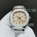 TW Factory Super Clone Piaget Polo S 150th Stainless Steel Beige Dial Watch